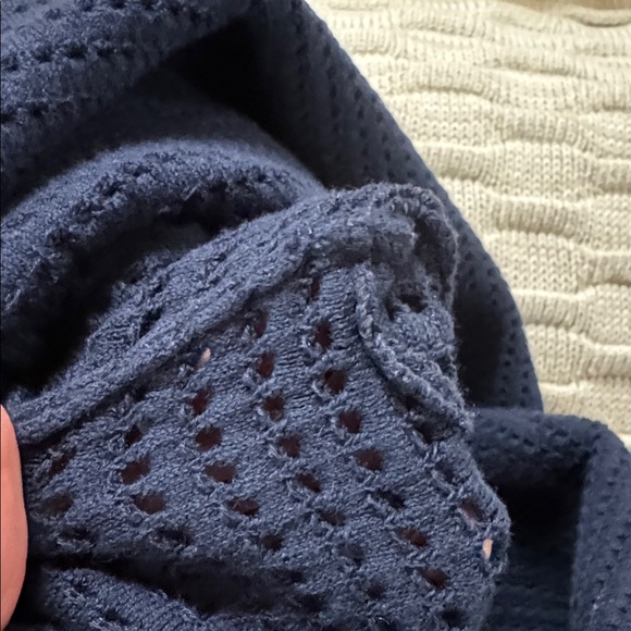 Yigal Azrouel  Navy Textured Women's Top - Picture 12 of 13